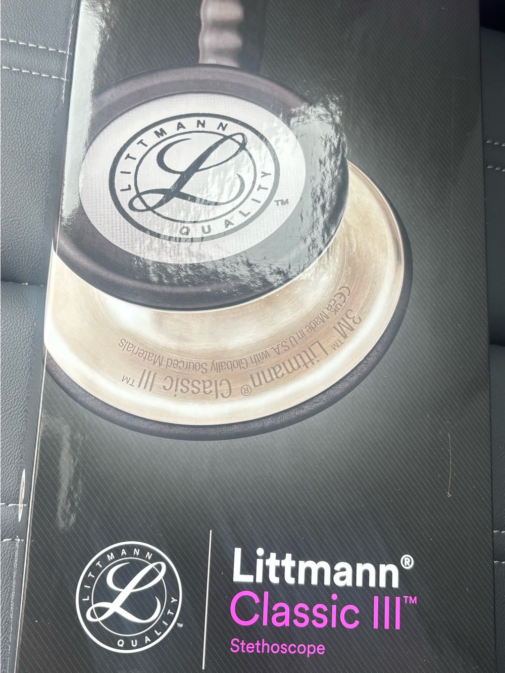 Littmann Classic III Stethoscope - Black and Silver